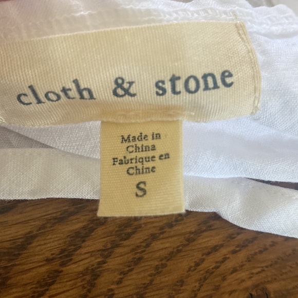 Cloth & Stone Women’s White Tank Top Size Small - Picture 4 of 5